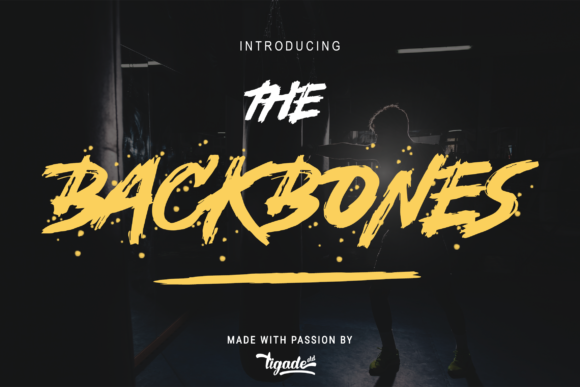 Backbones: The Bold Display Font for Strong Brands