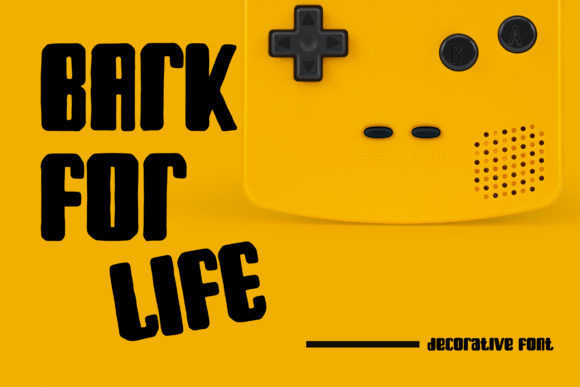 Bark for Life: A Bold Display Font for Editors