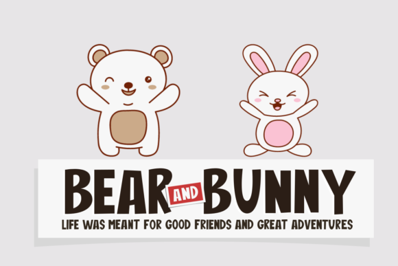 Bear and Bunny: A Playful Display Font for Editors