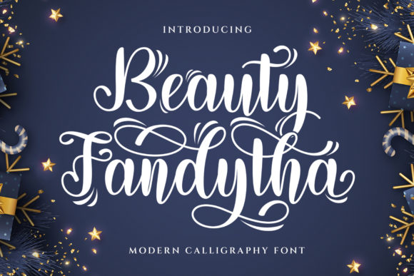 Beauty Fandytha: A Romantic Display Font for Crafters