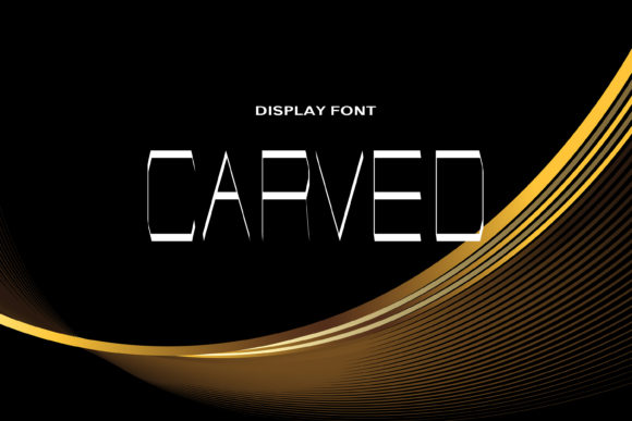 Carved Font: A Modern Typeface for Crafters