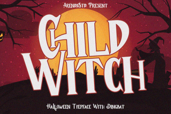 Child Witch: A Spooky Display Font for Editors