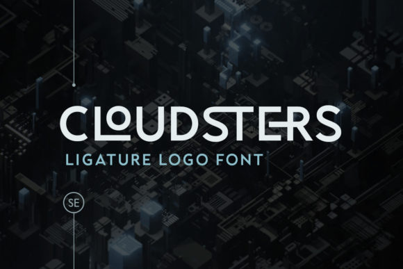 Cloudsters: A Bold Display Font for Modern Branding