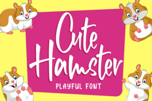 Cute Hamster Font: A Playful Display Typeface