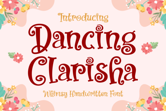 Dancing Clarisha: A Whimsical Display Font for Web Design