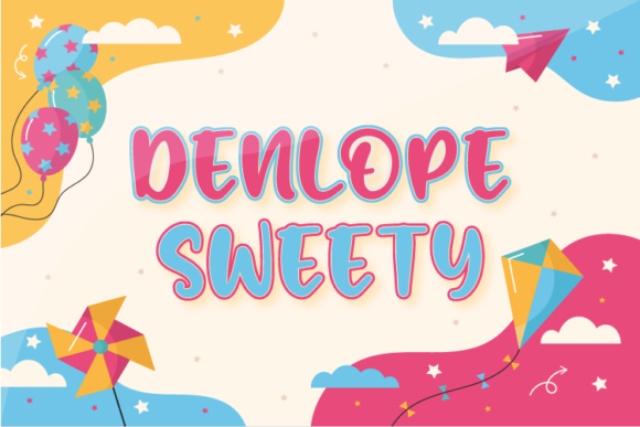 Denlope Sweety: A Playful Display Font for Bold Brands