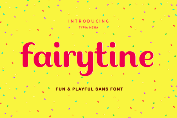Fairytine: A Joyful Display Font for Web Design