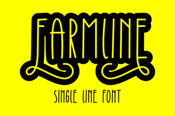 Farmline: A Playful Display Font for Editorial Design