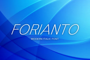 Forianto: A Modern Display Font for Branding