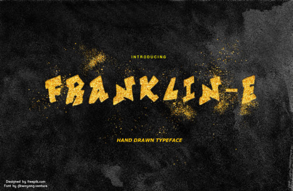 Franklin-E: A Bold Display Font for Editorial Design