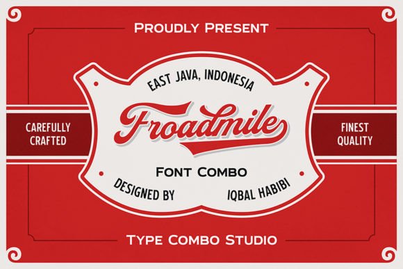 Froadmile Font: A Cute Display Typeface for Crafters