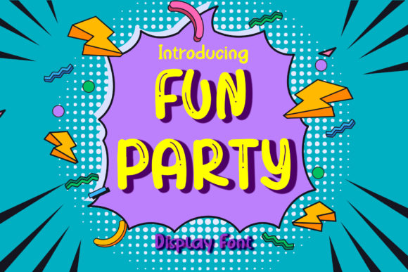 Fun Party Font: A Playful Typeface for Editorial Design