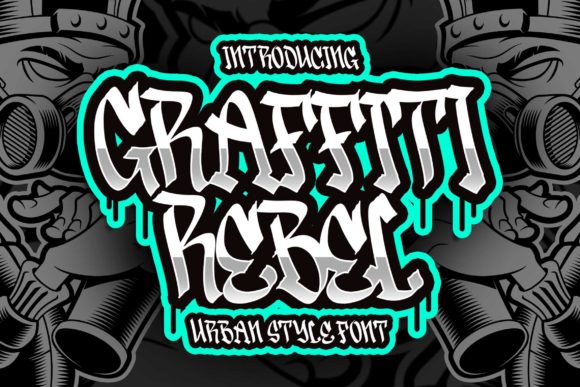 Graffiti Rebel: A Bold Display Font for Urban Branding