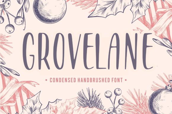 Grovelane: A Clean Display Font for Small Business Branding