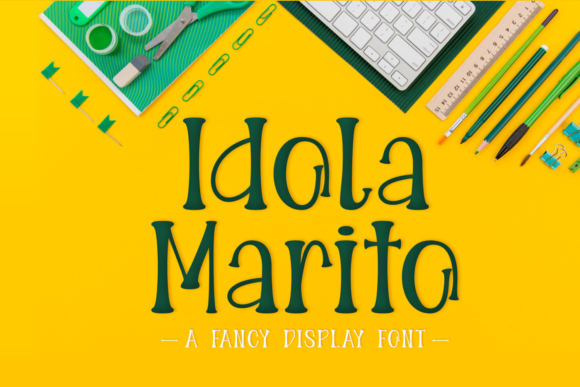 Idola Marito: A Playful Display Font for Bold Campaigns