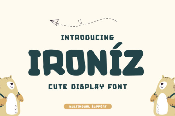 Ironiz: A Bold Display Font for Web Design