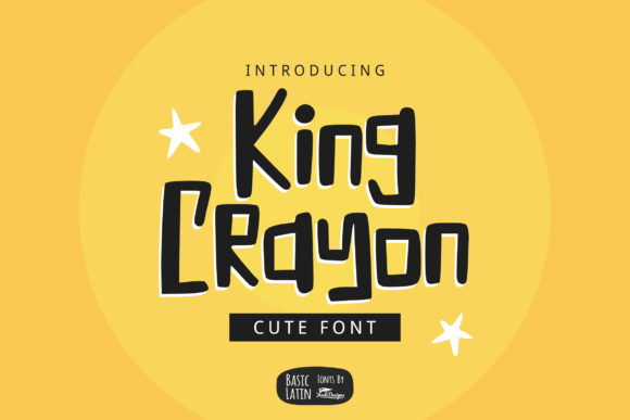 King Crayon: A Playful Display Font for Brands