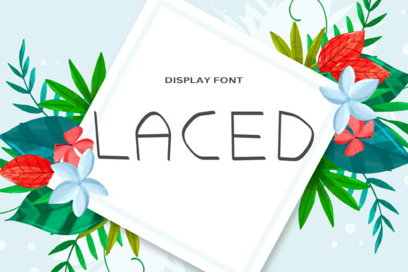Laced Typeface: A Modern Display Font for Editors