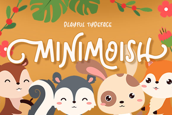 Minimoish: A Playful Display Font for Creators