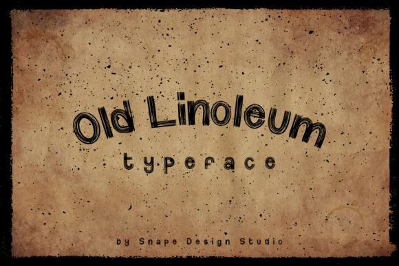 Old Linoleum: A Vintage Display Font for Web Design