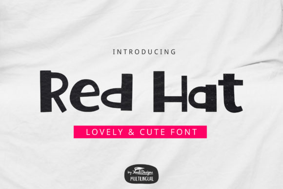 Red Hat: A Playful Display Font for Bold Branding