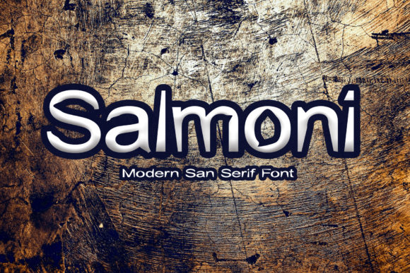 Salmoni Font: A Bold Display Typeface for Web Design