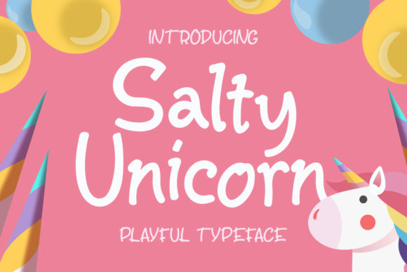 Salty Unicorn Font for Bold Brand Identity