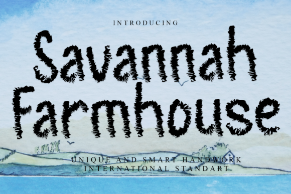 Savannah Farmhouse Font for Web Design