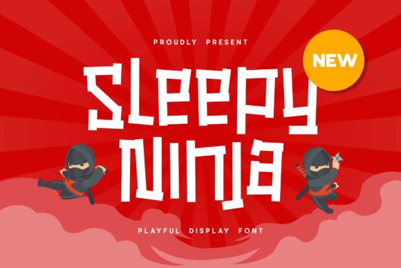 Sleepy Ninja: A Playful Display Font for Social Campaigns