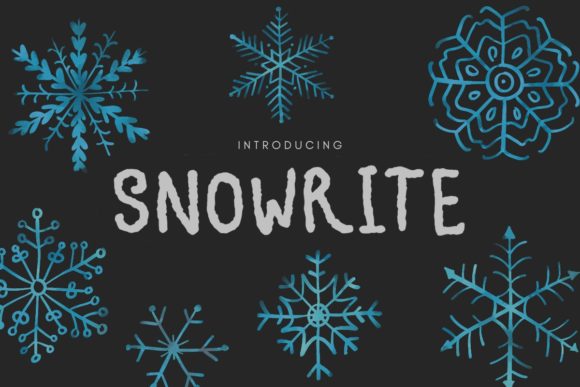 Snowrite Snow-like: A Display Font for Brand Identity