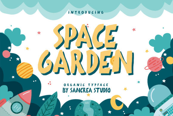 Space Garden Font for Bold Brand Identity