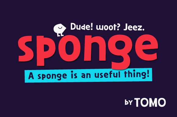 Sponge Typeface: Bold Curves for Modern Branding