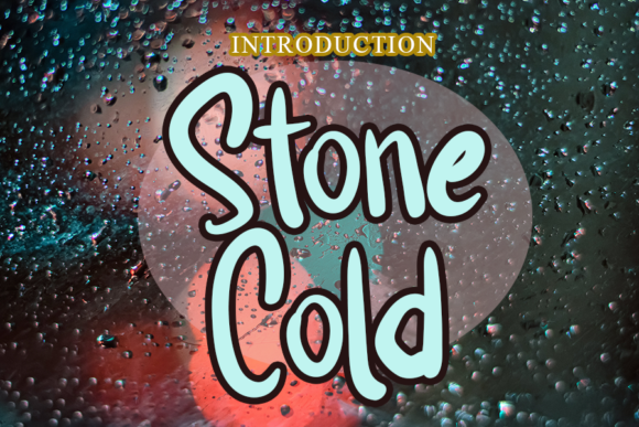 Stone Cold: A Playful Display Font for Brands