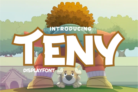 Teny Display Font: A Playful Typeface for Brands