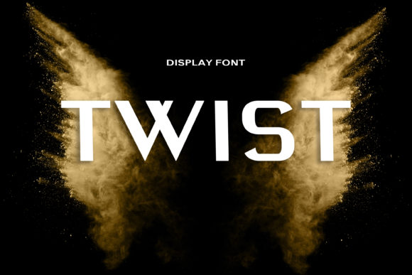 Twist: A Bold Display Font for Modern Branding