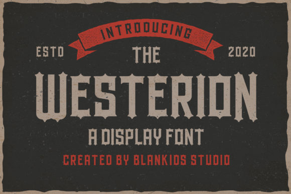 Westerion Font: Bold Display for Crafters