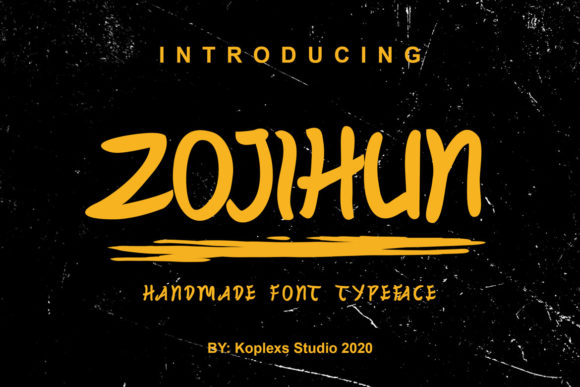 Zojihun: A Bold Display Font for Web Design